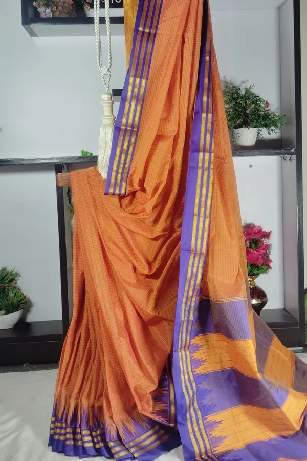 Ilkal_Kaddi_Cotton_Saree_–_Traditional_Elegance_In_Cotton_Saree_Code-_SKL1805