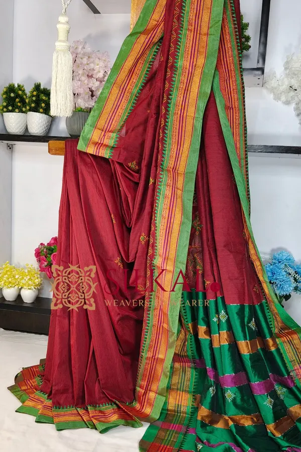 Ilkal_Kasuti_Saree_SKL04127