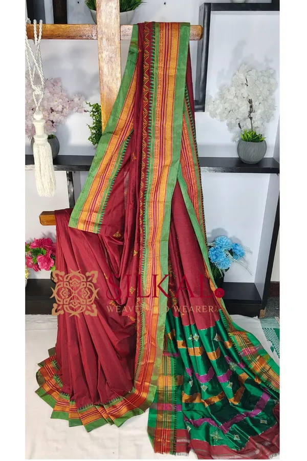 Ilkal_Kasuti_Saree_SKL04127