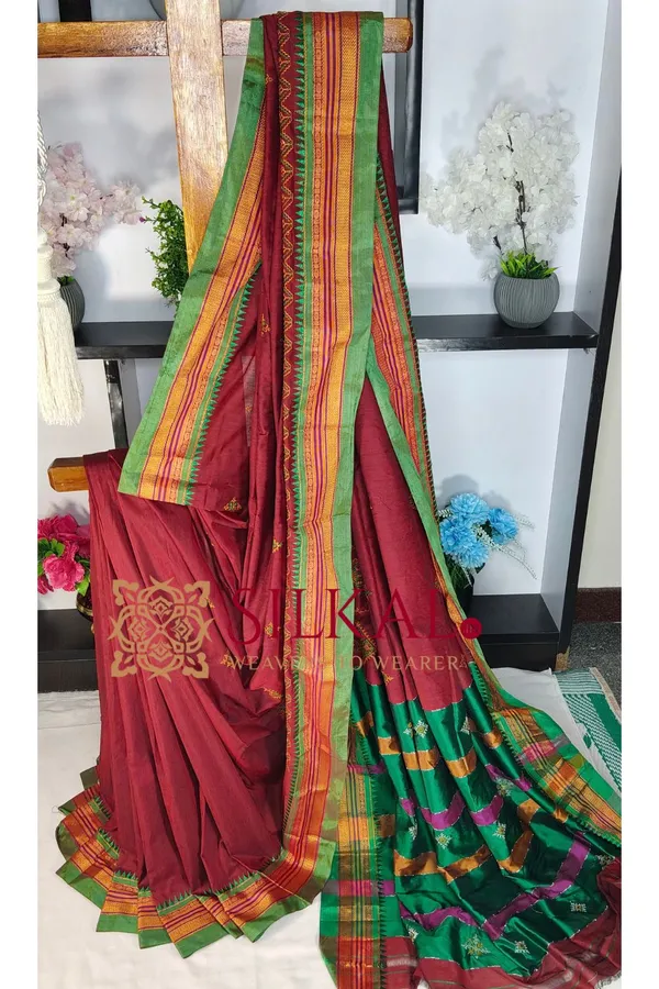 Ilkal_Kasuti_Saree_SKL04127