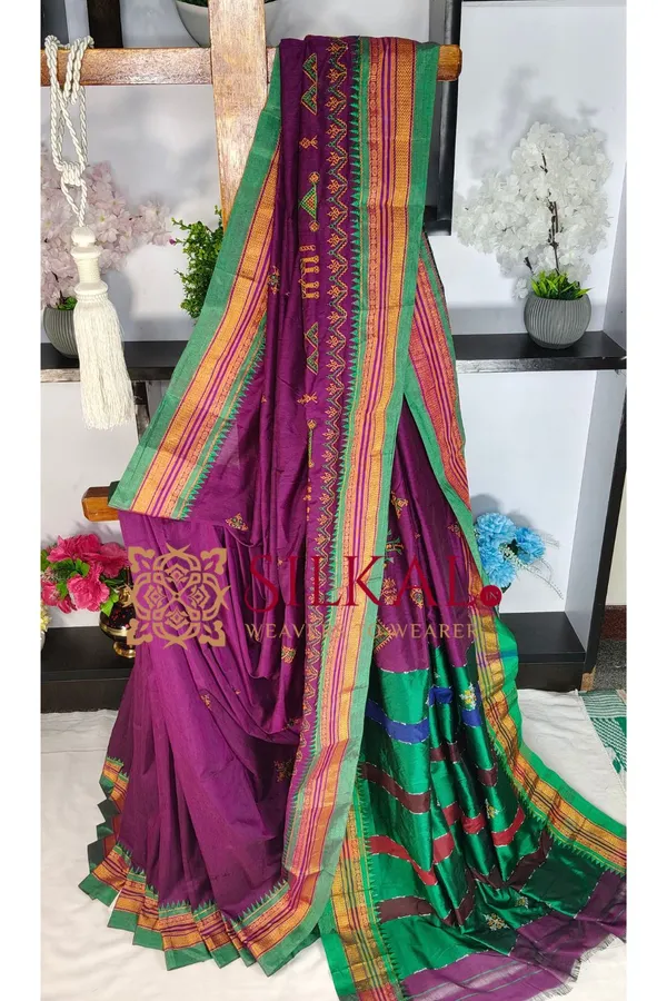 Ilkal_Kasuti_Saree_SKL04129