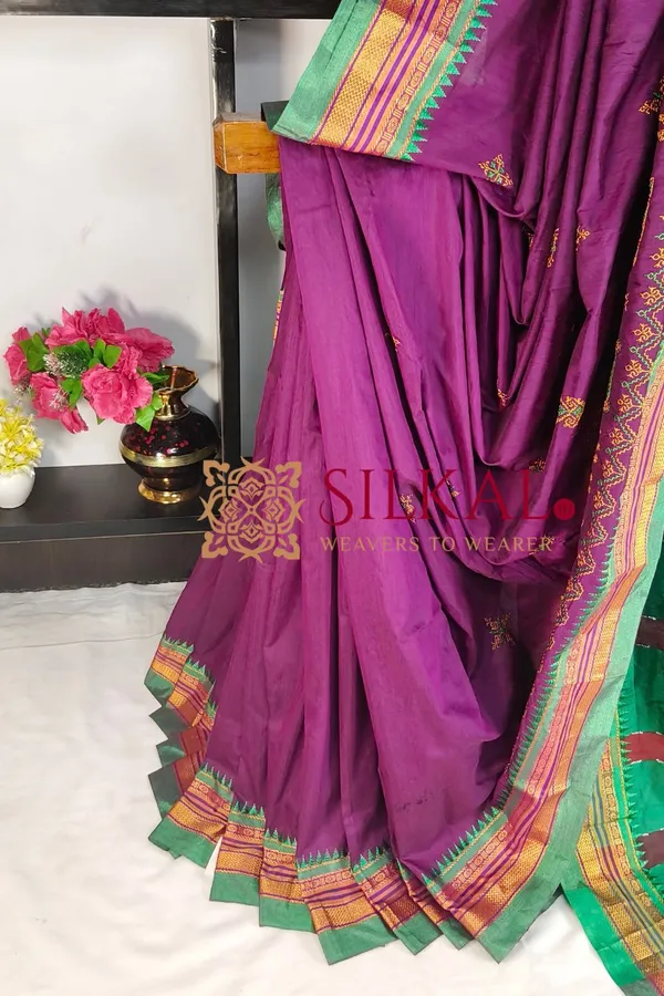 Ilkal_Kasuti_Saree_SKL04129