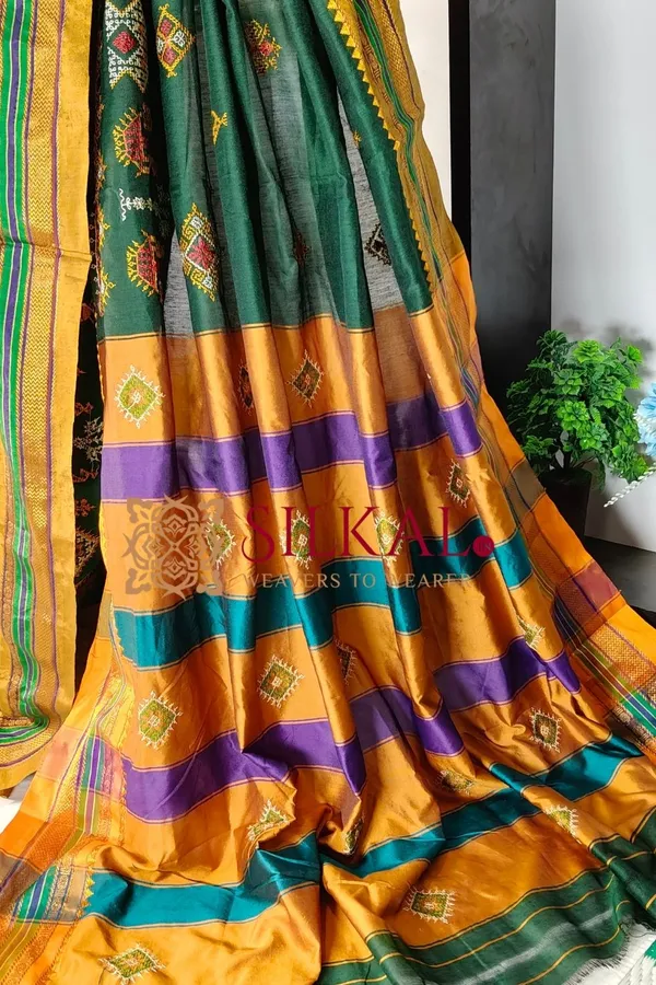 Ilkal_Kasuti_Saree_SKL04187