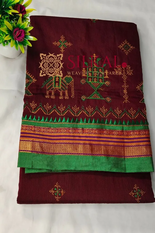 Ilkal_Kasuti_Saree_SKL04189