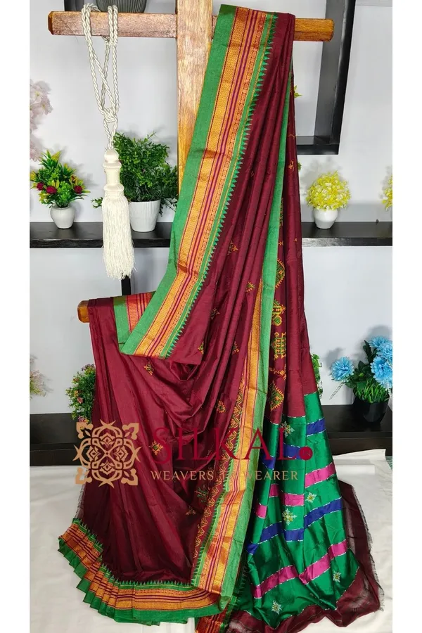 Ilkal_Kasuti_Saree_SKL04189