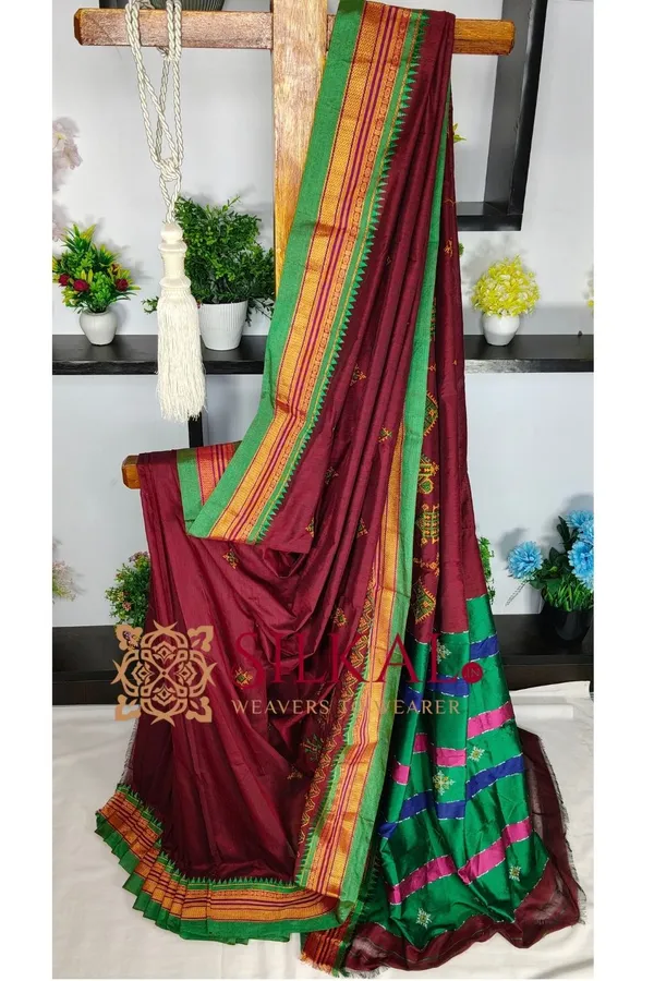 Ilkal_Kasuti_Saree_SKL04189
