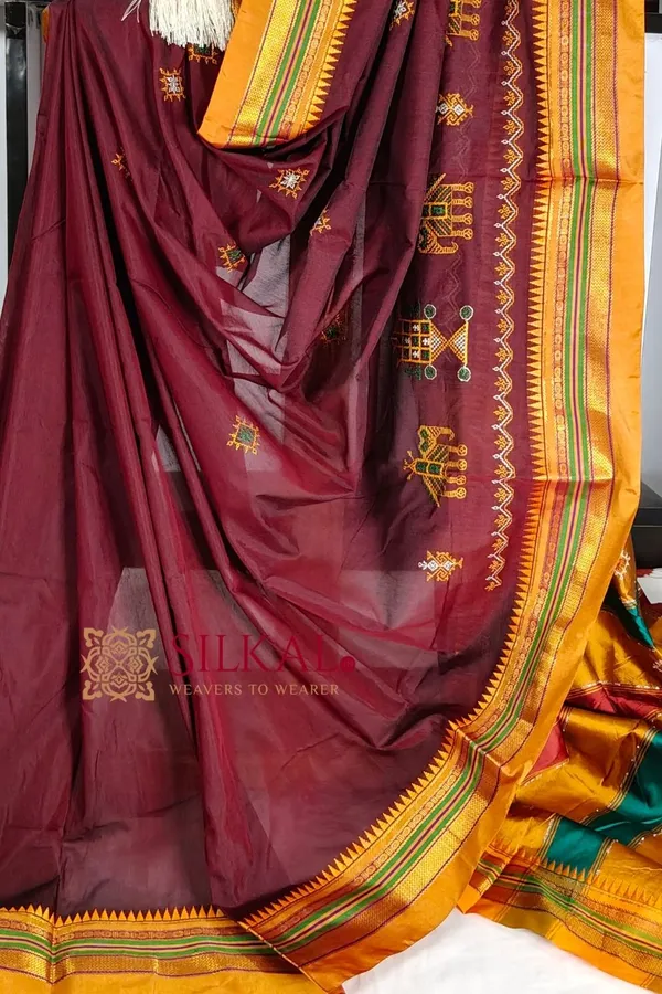 Ilkal_Kasuti_Sarees_Saree_Code-_SKL3058
