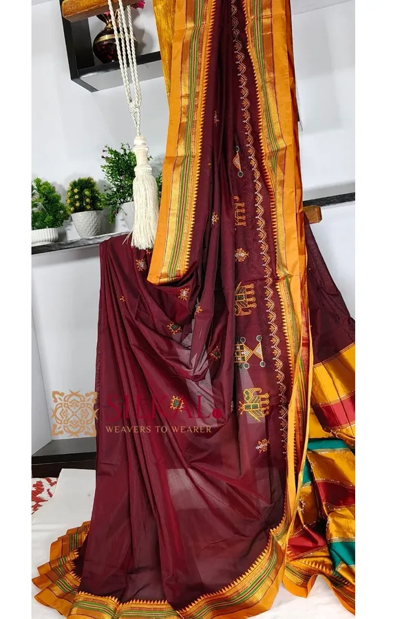 Ilkal_Kasuti_Sarees_Saree_Code-_SKL3058