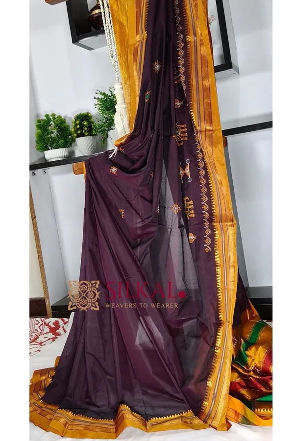 Ilkal_Kasuti_Sarees_Saree_Code-_SKL3102