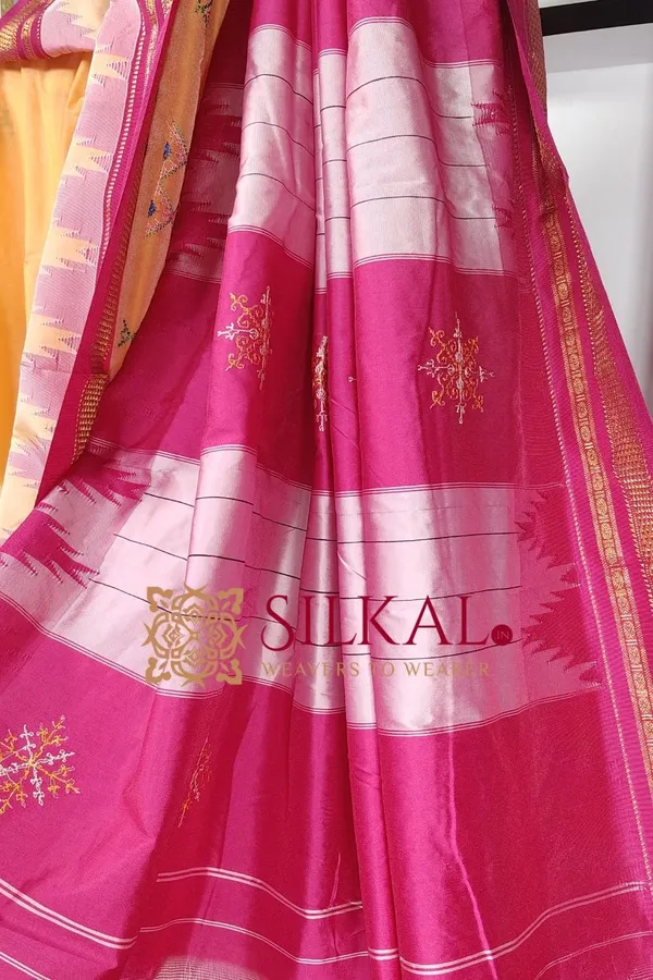 Ilkal_Kasuti_Tample_Border_Sarees_Code-_SKL03655