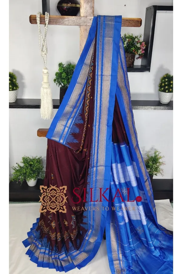 Ilkal_Kasuti_Tample_Border_Sarees_Code-_SKL03658