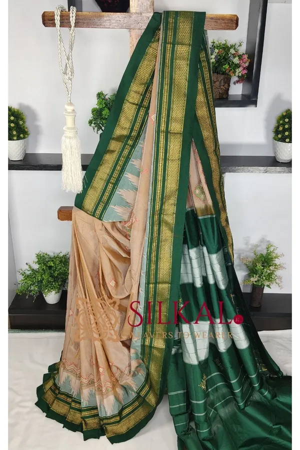 Ilkal_Kasuti_Tample_Border_Sarees_Code-_SKL03660