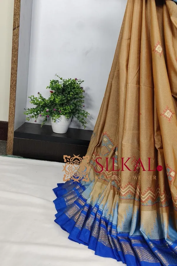 Ilkal_Kasuti_Tample_Border_Sarees_Code-_SKL03661