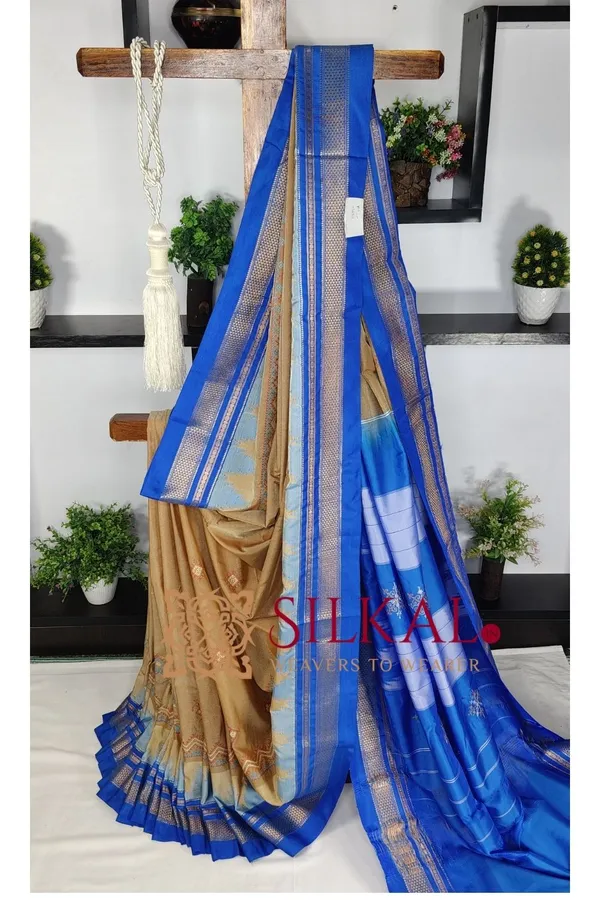Ilkal_Kasuti_Tample_Border_Sarees_Code-_SKL03661