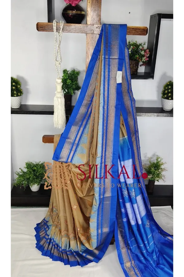 Ilkal_Kasuti_Tample_Border_Sarees_Code-_SKL03661