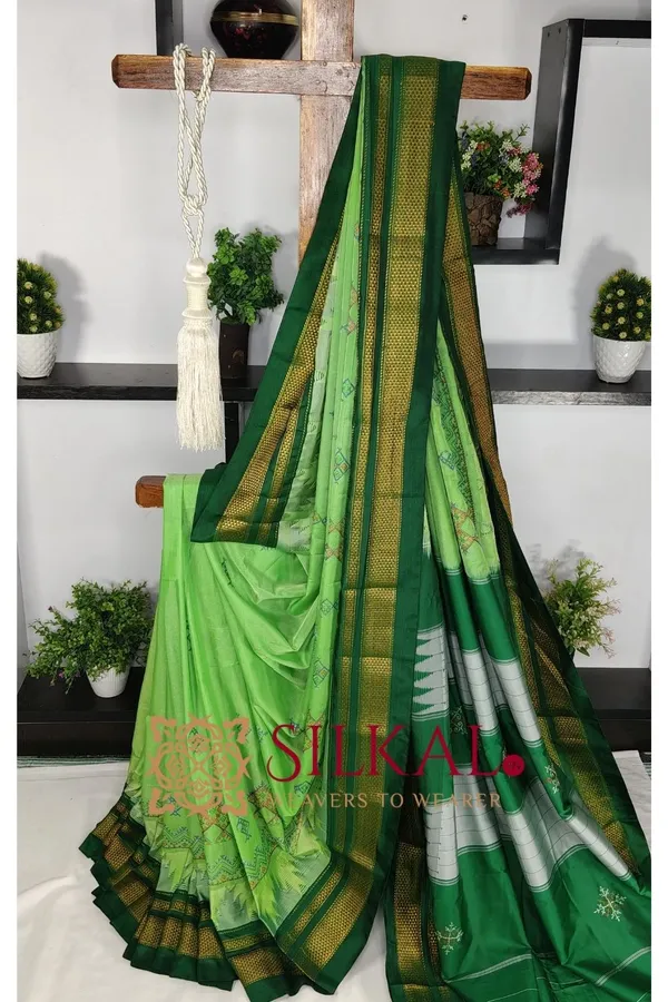 Ilkal_Kasuti_Tample_Border_Sarees_Code-_SKL03662
