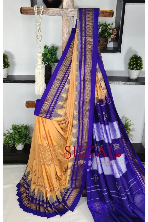 Ilkal_Kasuti_Tample_Border_Sarees_Code-_SKL03663