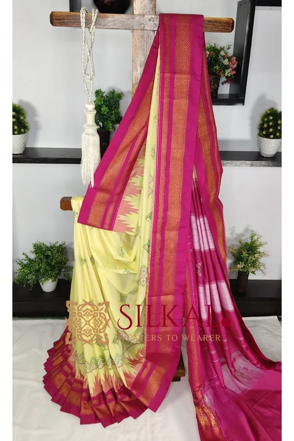 Ilkal_Kasuti_Tample_Border_Sarees_Code-_SKL03664