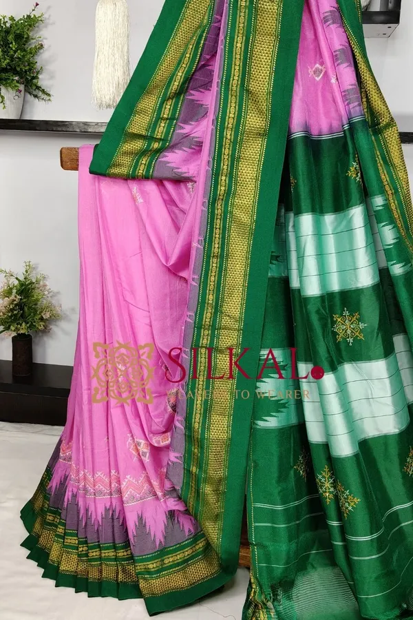 Ilkal_Kasuti_Tample_Border_Sarees_SKL03694