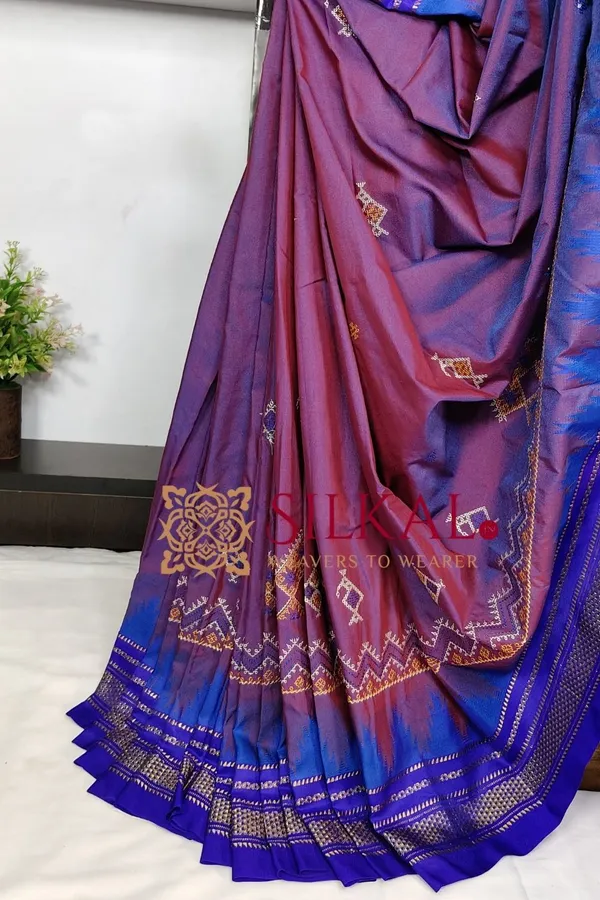Ilkal_Kasuti_Tample_Border_Sarees_SKL03787