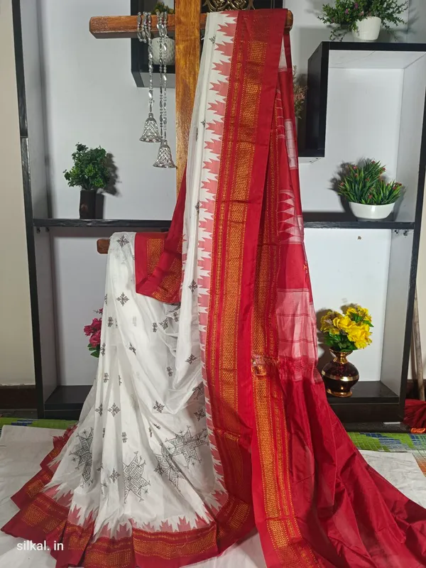 Ilkal_Kasuti_Tample_Border_Sarees_Saree_Code-_SKL1054