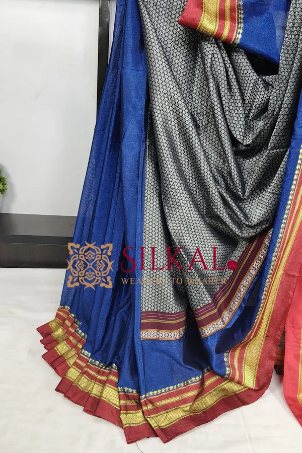 Ilkal_Khan_Viscose_Cotton__Saree_SKL03794