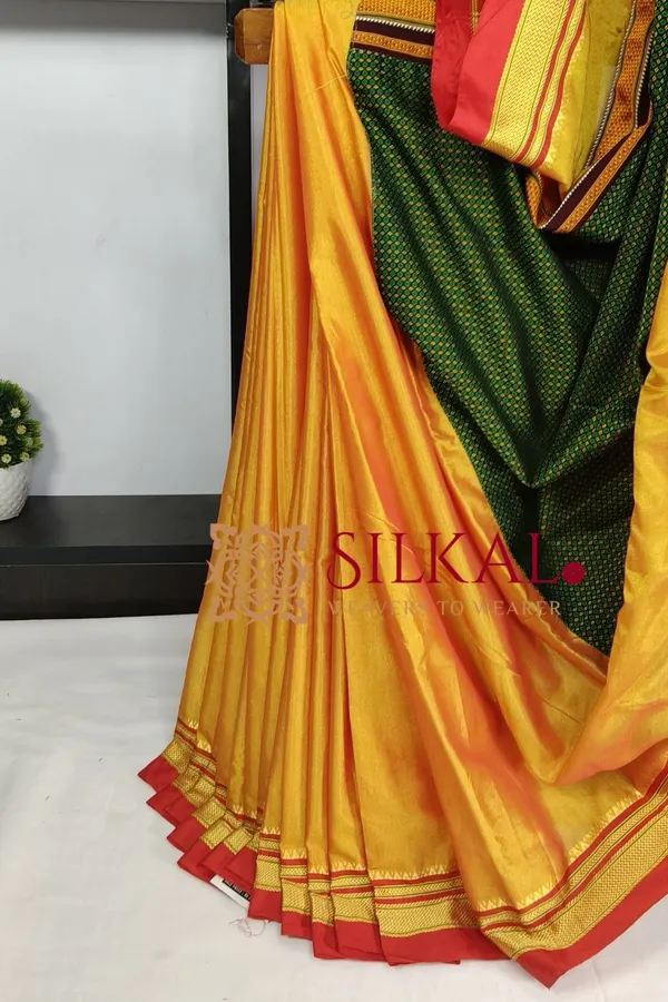 Ilkal_Khan_Viscose_Cotton__Saree_SKL03804