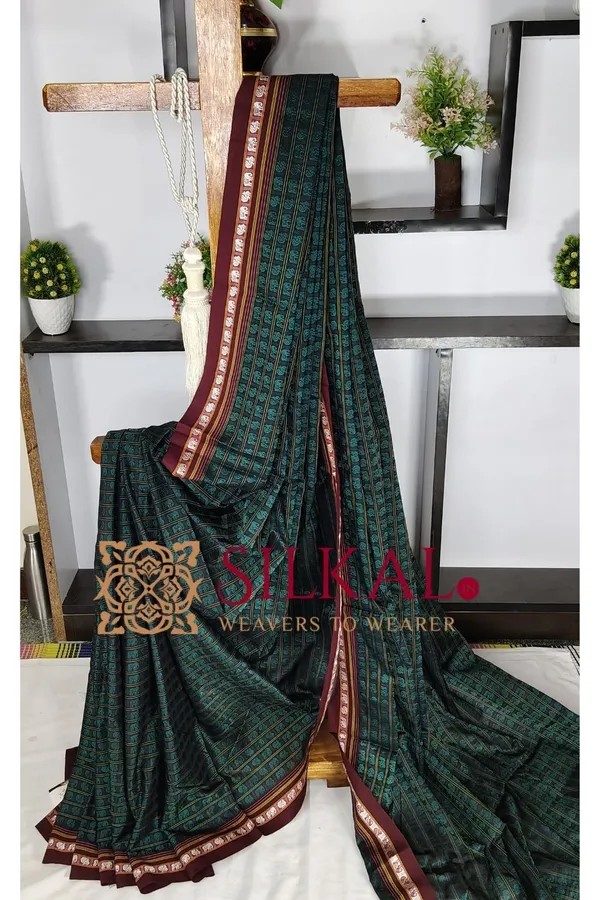Ilkal_Khun_Viscose_Cotton__Saree_SKL03445