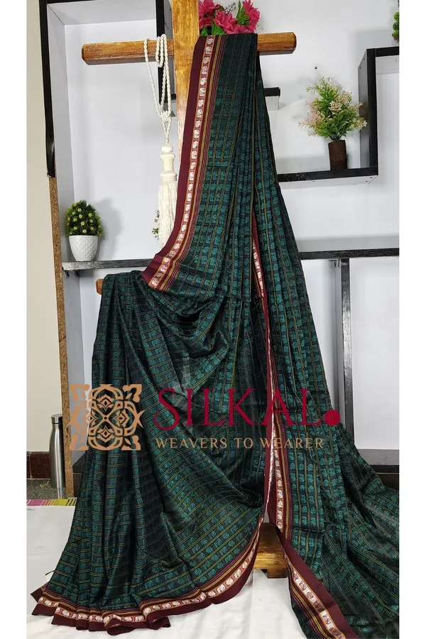 Ilkal_Khun_Viscose_Cotton__Saree_SKL03445