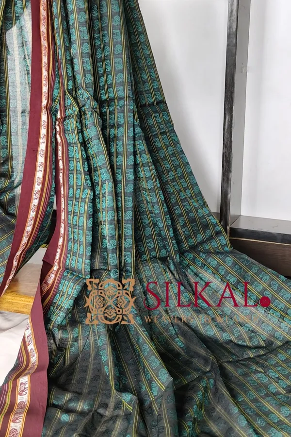 Ilkal_Khun_Viscose_Cotton__Saree_SKL03445