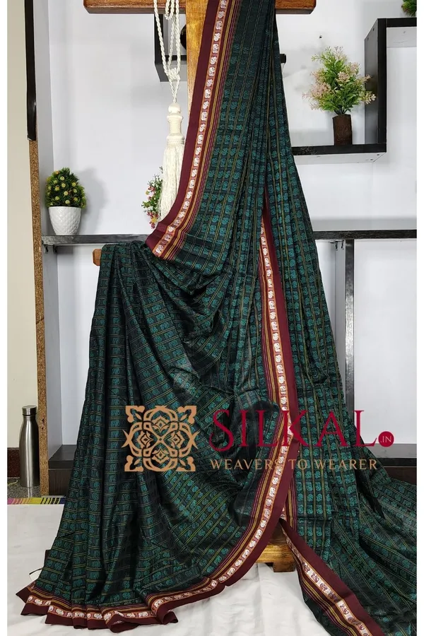 Ilkal_Khun_Viscose_Cotton__Saree_SKL03445