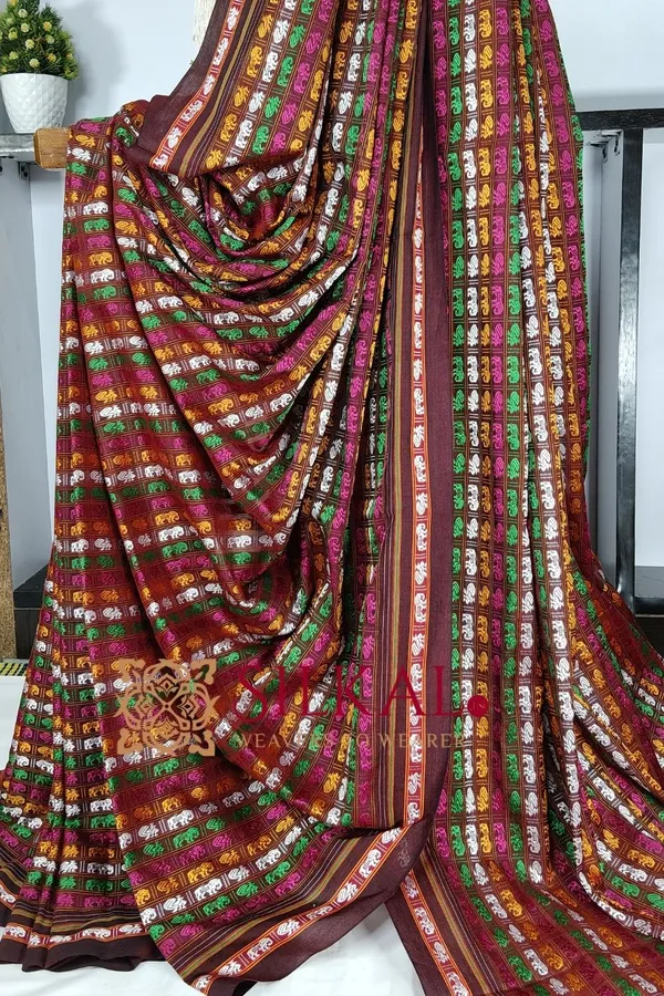 Ilkal_Khun_Viscose_Cotton__Saree_SKL03446