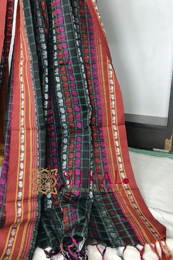 Ilkal_Khun_Viscose_Cotton__Saree_SKL03543