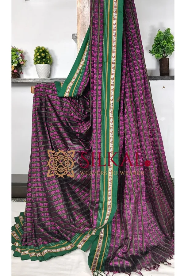 Ilkal_Khun_Viscose_Cotton__Saree_SKL03546
