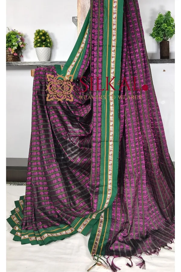 Ilkal_Khun_Viscose_Cotton__Saree_SKL03546