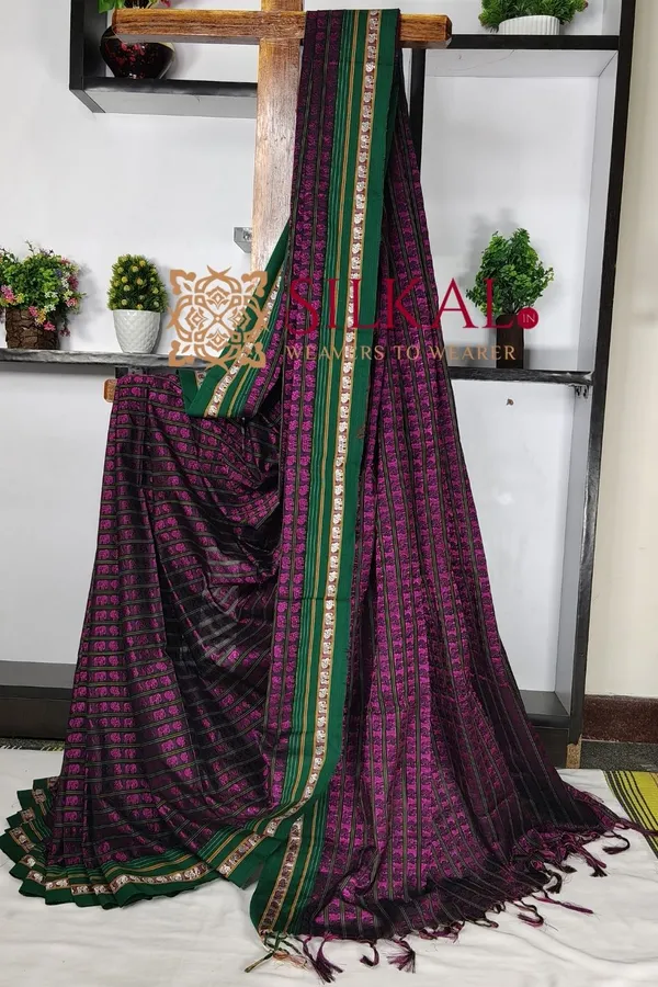 Ilkal_Khun_Viscose_Cotton__Saree_SKL03546