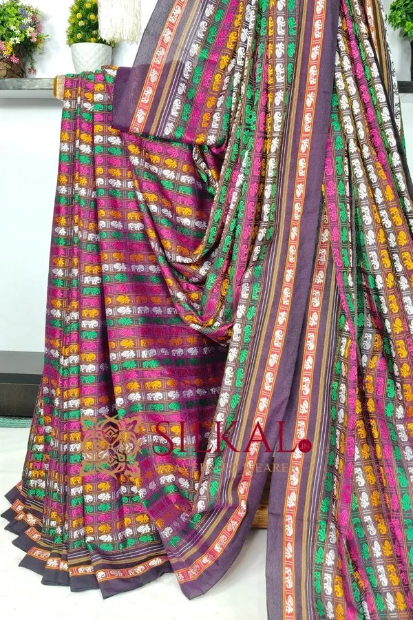 Ilkal_Khun_Viscose_Cotton__Saree_SKL03548