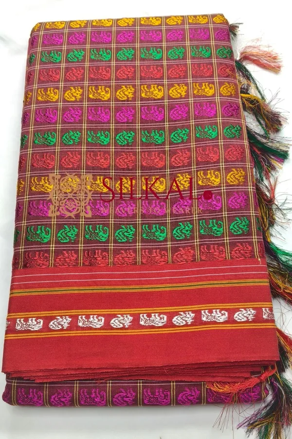 Ilkal_Khun_Viscose_Cotton__Saree_SKL03549