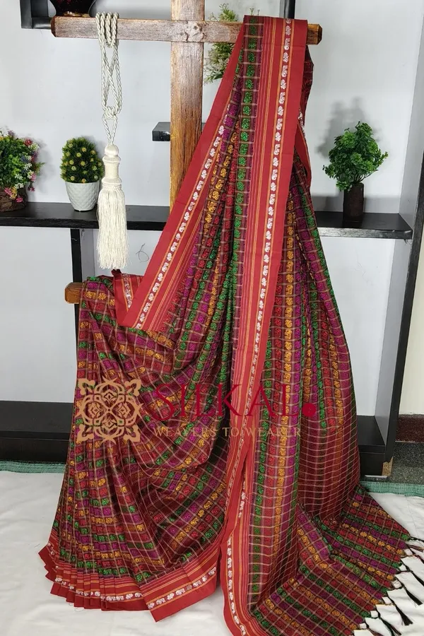 Ilkal_Khun_Viscose_Cotton__Saree_SKL03549