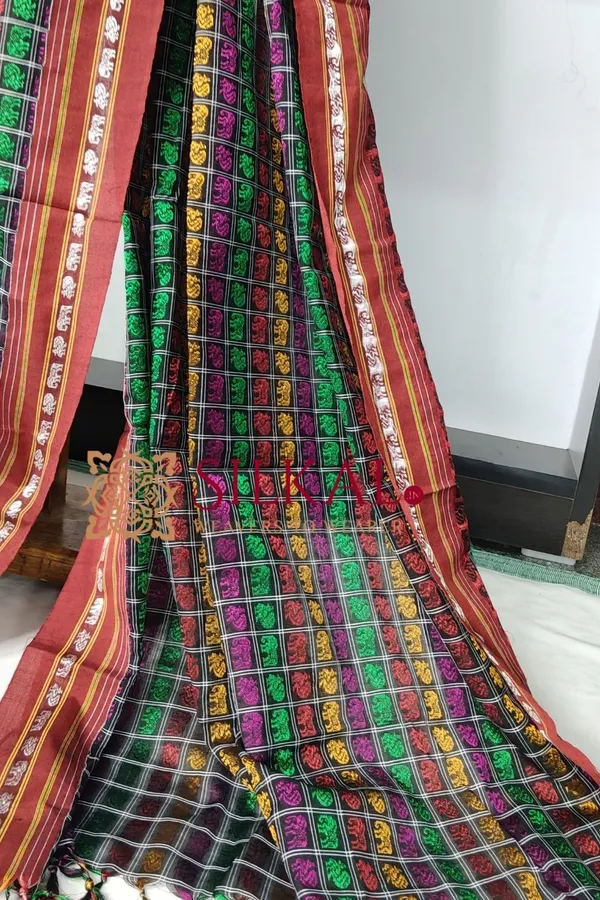 Ilkal_Khun_Viscose_Cotton__Saree_SKL03550