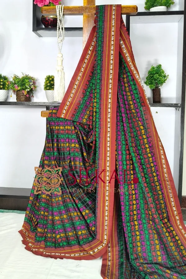 Ilkal_Khun_Viscose_Cotton__Saree_SKL03552