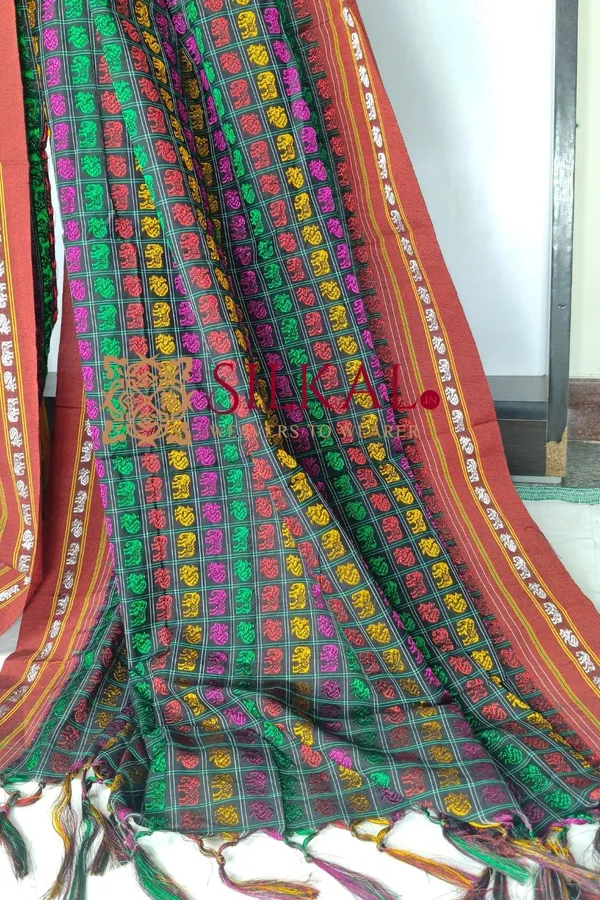 Ilkal_Khun_Viscose_Cotton__Saree_SKL03552