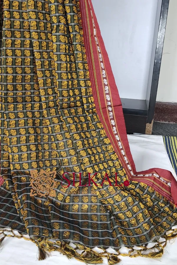 Ilkal_Khun_Viscose_Cotton__Saree_SKL03554