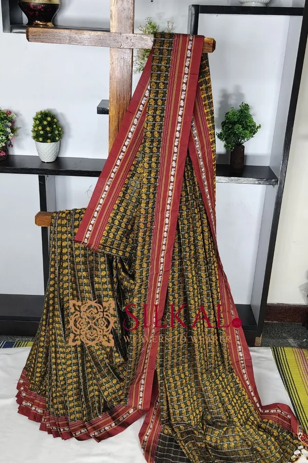 Ilkal_Khun_Viscose_Cotton__Saree_SKL03554
