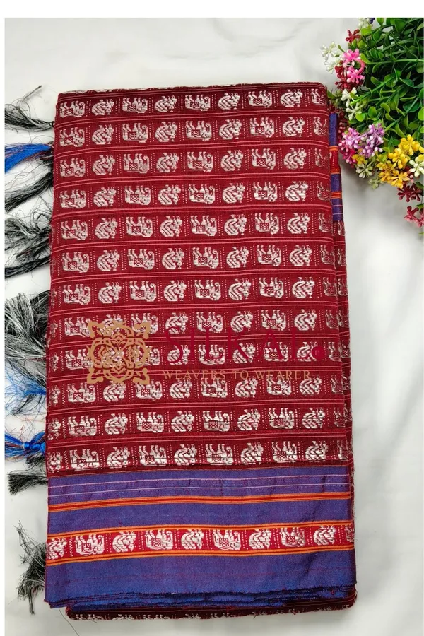 Ilkal_Khun_Viscose_Cotton__Saree_SKL04047