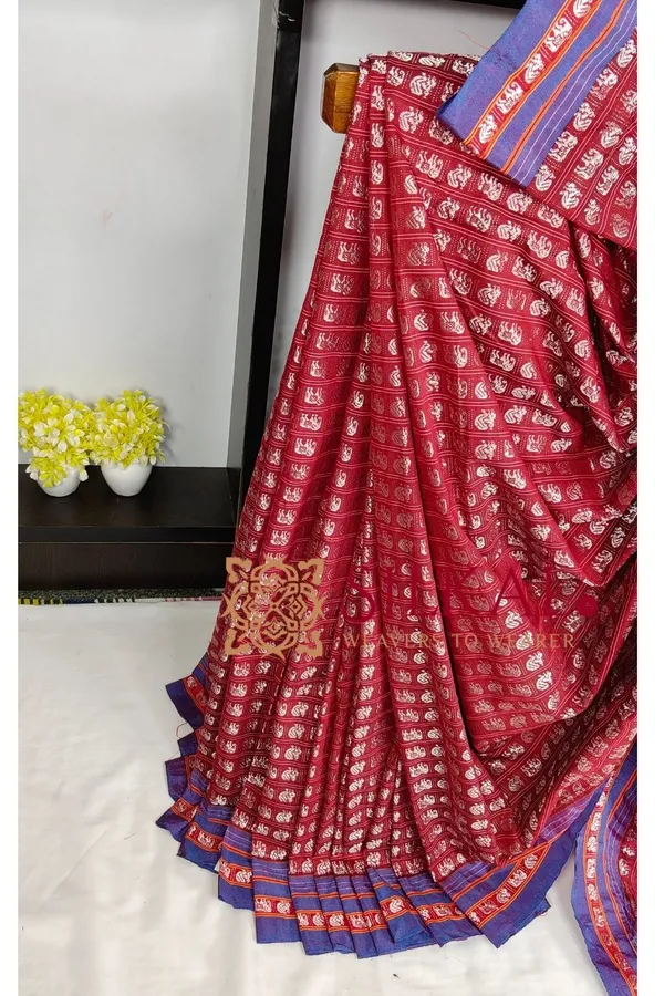 Ilkal_Khun_Viscose_Cotton__Saree_SKL04047