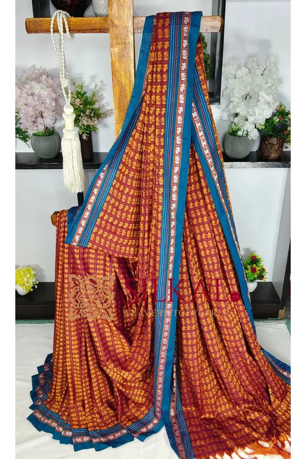 Ilkal_Khun_Viscose_Cotton__Saree_SKL04049