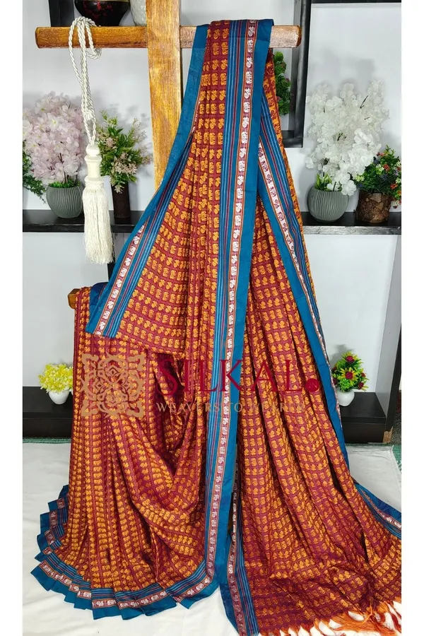 Ilkal_Khun_Viscose_Cotton__Saree_SKL04049