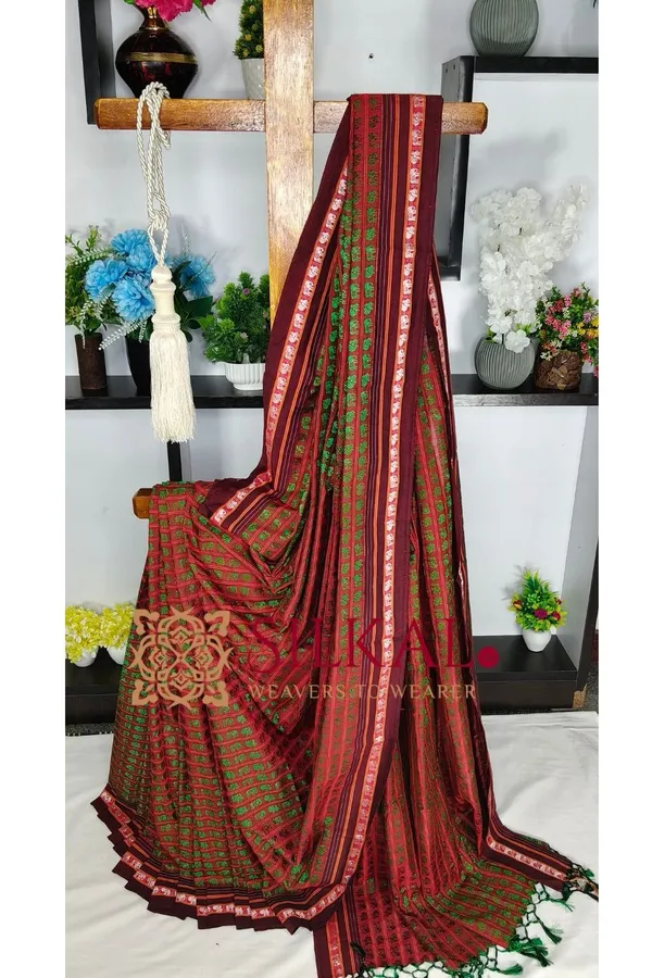 Ilkal_Khun_Viscose_Cotton__Saree_SKL04052