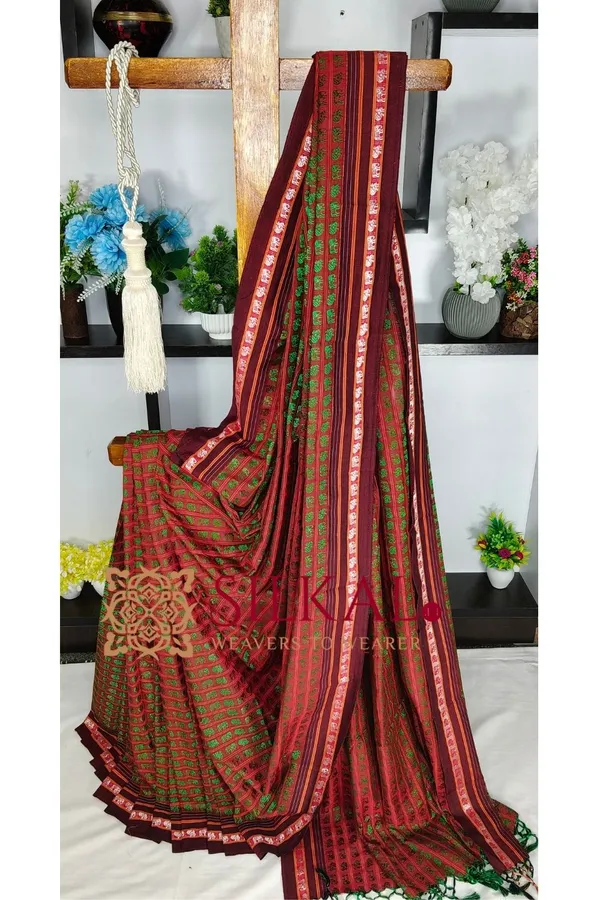 Ilkal_Khun_Viscose_Cotton__Saree_SKL04052